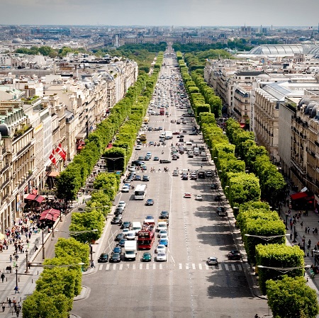 Şanzelize Bulvarı - Champs-Élysées nasıl ve kim tarafından yaptırıldı