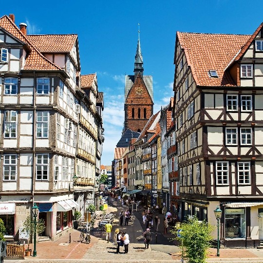 Otobüsle Kuzey Avrupa Turu Almanya Hannover Altstadt