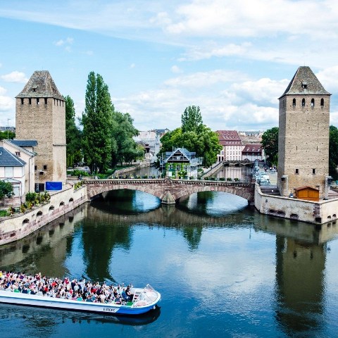 Strasbourg Alsos Colmar Büyük Avrupa Turu Strasbourg Fransa Alsas Turu